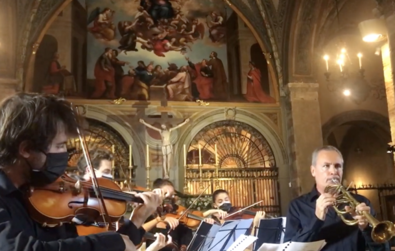 VIDEO - Santuario di Crea gremito per l'orchestra Canova